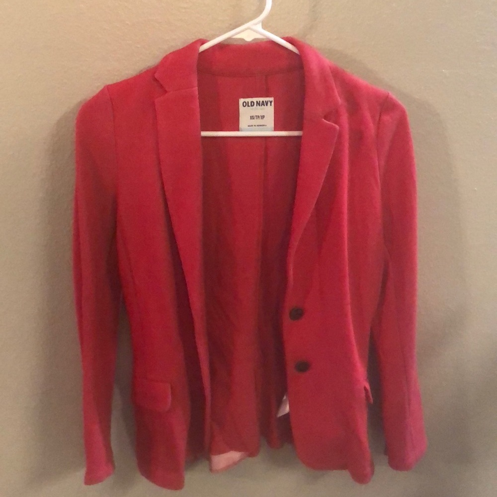 Red blazer